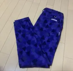 JACKBUNNY 紫色 ツリー柄 パンツ