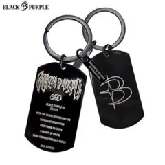 BLACKPURPLE ナイトカウンティロウキーホルダー