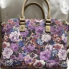 PAUL & JOE フラワープリント ハンドバッグ