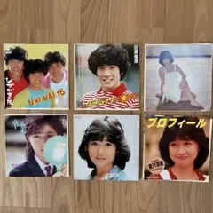 シブがき隊 田原俊彦 松田聖子　岡田有希子 他 シングルレコード6枚
