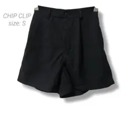 【チップクリップ】CHIP CLIP✨良品✨ハーフパンツ フレア ブラック S