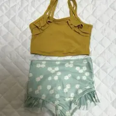 ブリーズ　花柄セパレート水着　100