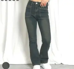 ストレッチブーツカットデニムパンツ　gorge