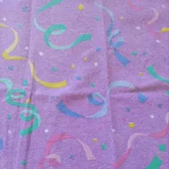 ビンテージ生地　ビンテージシーツ　はぎれ　リボン柄