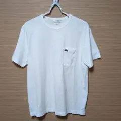 LACOSTE ホワイト Tシャツ US M