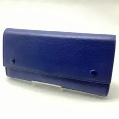 CELINE セリーヌ 長財布 ブルー