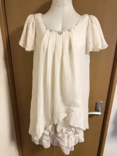 axes femme ♡袖2WAYバラモチーフドレス