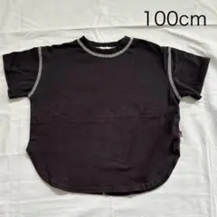 PAIR MANON ステッチ 半袖Tシャツ 100cm チャコールグレー