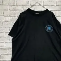 USA製90sヴィンテージTシャツ！シングルステッチ　ブラック半袖古着L26