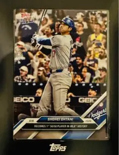 大谷翔平 2024 Topps now #722 50/50達成 ドジャース
