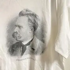 90s00sフリードリヒ・ニーチェ Tシャツ ニヒリズム