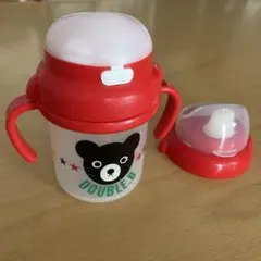 ＊DOUBLE.B ミキハウス ストローマグ スパウト セット 赤＊