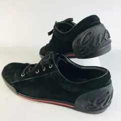 良品★GUCCI・グッチ エンボスロゴ シェリーライン スニーカー(7)