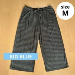 KID BLUE ルームウェア　ストライプパンツ　8分丈ボトムス　Mサイズ　美品