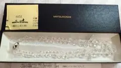 MITSUKOSHI 水晶ネックレス