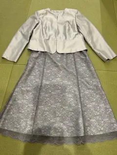 RIFANNE グレー レース ジャケット スカート セット　13AR