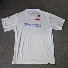 Marmot H/S Crew ホワイト Tシャツ Lサイズ　胸元ロゴ