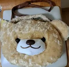 ビック フェイス ポシェット くまちゃん　ぬいぐるみ