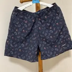 BONFIRE ネイビー パターンショートパンツ　M
