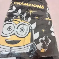 ソフトバンクホークス　優勝記念　ミニオン　タオル
