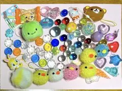 アミューズ景品 アクリルアイス ビー玉 キーホルダー ストラップ 他