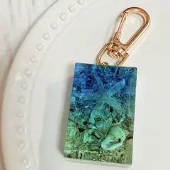 海 砂浜 レジン作品 ハンドメイド Q-9