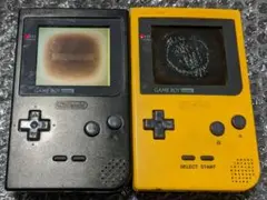 匿名配送(ネコポス) ジャンク品 2台 本体のみ ゲームボーイポケット