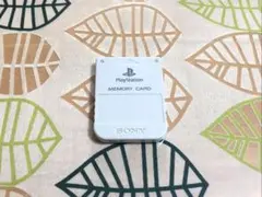 PS1 プレイステーション1用 ソニー純正 メモリーカード ライトグレー
