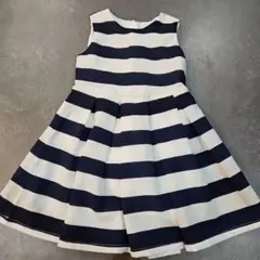 Bonita ノースリーブ ストライプワンピースサイズ11 130140㎝