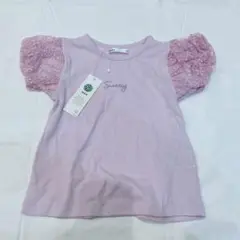 ikka ピンク パフスリーブ Tシャツ