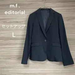エムエフエディトリアル　セットアップ 【L 】ダークネイビー　ストライプ