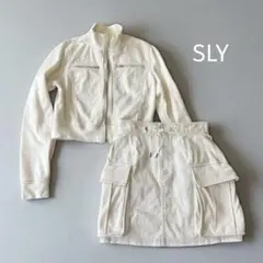 SLY COMBI CUT トップス&ショートスカート セットアップ