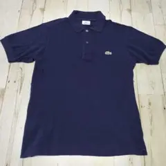 良品 ラコステ LACOSTE ポロシャツ Sサイズ 紺