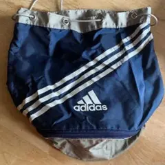 adidas プールバッグ ネイビー/グレー