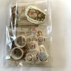 フレークシール 詰め合わせ　マステ　サンキューシール