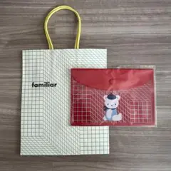 ファミリアfamiliar　2店舗限定マルチケース♡紙袋おまけ