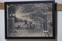 二コラ・テスラ　Nikola Tesla　ポスター　額付き