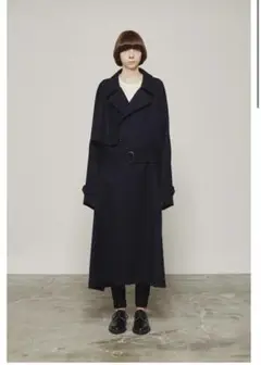 美品)ザリラクス the reracs ポンチョコート ネイビー