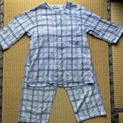 グンゼ　メンズ　パジャマ　上下セット　七分　綿100％　夏用