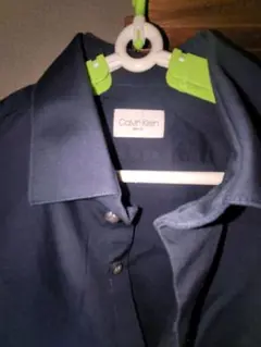 CALVIN KLEIN 長袖シャツ　青 サイズ42
