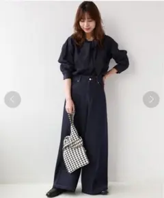 JOURNAL STANDARD relume 反応染めデニムバギーパンツ