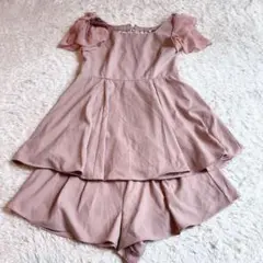 HoneyBunch　ハニーバンチ　ショートパンツ　セットアップ　ピンク　フリー