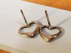 ティファニー オープンハート ピアス キャッチなし