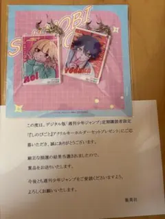 しのびごと　アクリルキーホルダー 2個セット