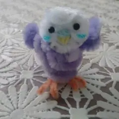 ハンドメイド モールセキセイインコ羽ばたき
