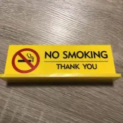 卓上 禁煙サイン NO SMOKING THANK YOU