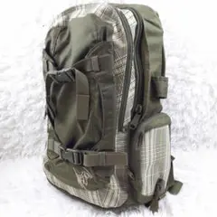 美品◎DAKINE ダカイン MISSION PACK 登山用 カーキ チェック
