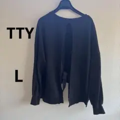 TTY バックリボンかわいいトップス 背中空き