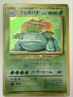フシギバナ HP100 No.003 2進化 旧裏 マーク有