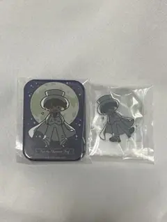 名探偵コナン怪盗キッド 缶バッジ アクリルスタンド2個セット